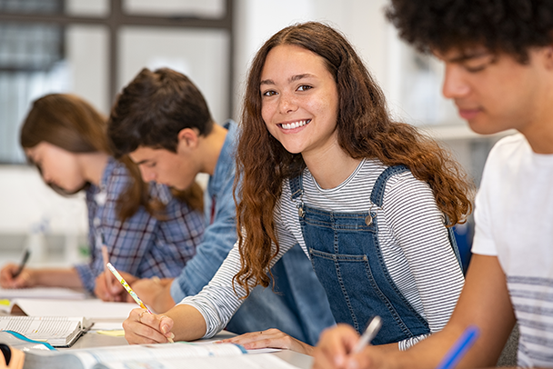 Students in classroom