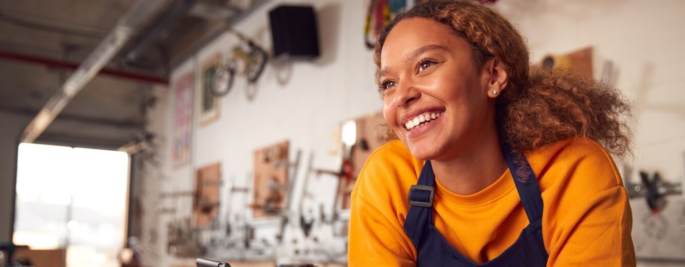 Smiling woman